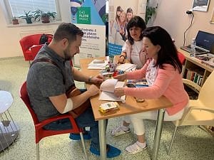 Nábor dárců kostní dřeně na Krevním centru FN Ostrava – proběhl 26.2. 2020 v rámci náboru prvo – fotografie 2