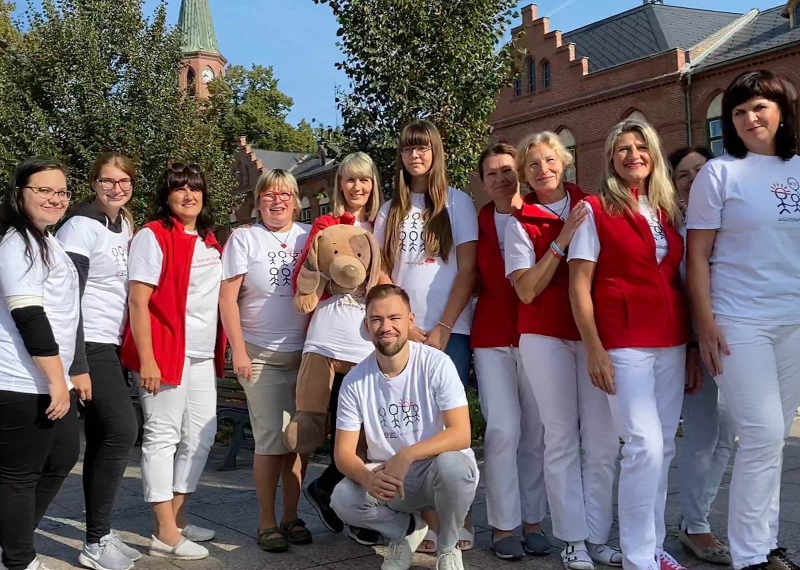 Tým Alma Mater na náborové akci dárců kostní dřeně